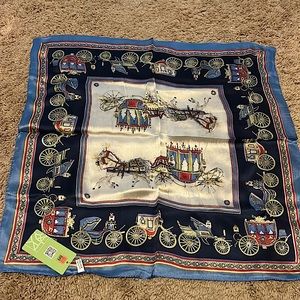 Name brand 100% Silk scarf handkerchief 50cm*50cm